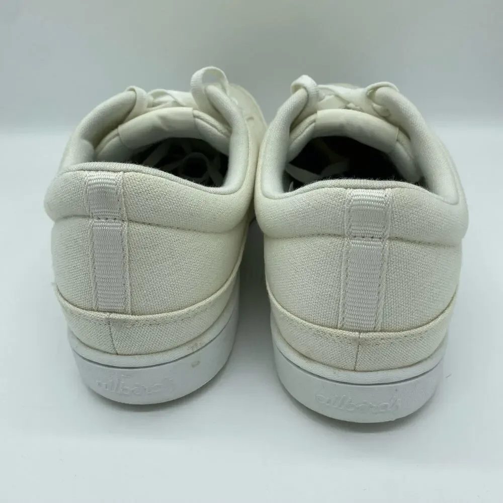 Allbirds Canvas Pacers Sneakers in Natural White Blizzard Sole Women's size 10